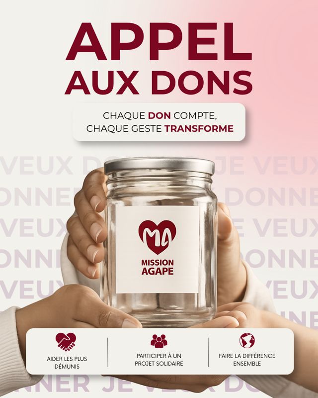 Publication Instagram : Appel aux dons : chaque don compte, chaque geste transforme